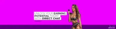 img of  Unlock Your Earning Potential Today with DirectChat on AdultWork.com