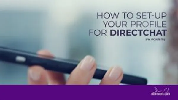 img of How to set up your profile for DirectChat